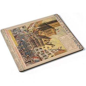 Vintage - Lorrain, Designer Almohadilla del Ratón Mouse Mouse Pad con Diseño Colorido. Auténtica Alfombrilla de 250 x 190 mm. Tamaño Ideal de Media para el Uso Diario.