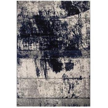 Andiamo 721610 Vintage Alfombra pelo corto Puerto, 160 x 230 cm, color azul/Crème