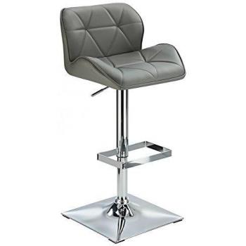 Jewel taburete de Bar, color gris