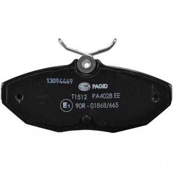 Juego de pastillas de freno Hella 8DB 355 011-961 para frenos de disco