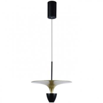 Araña LED 9W Diseño Moderno 30x30x100 cm Color Oro y Negro 4000K