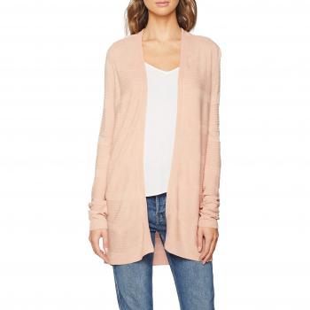 Vero Moda Vmbobbie LS Open Cardigan, Chaqueta Punto para Mujer, Rosa Misty Rose, 36