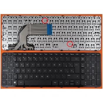TECLADO PARA HP PK1314D1A00 PK1314D2A17 V140502AK1 G3 ESPAÑOL NEGRO CON MARCO Ñ