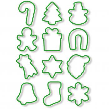 Tescoma M130252 - Cortapastas Motivos navideños 12 Unidades