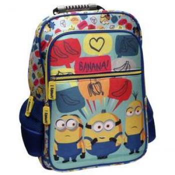 Mochila Adaptable a Trolley Minions Universal Studios con diseño de personajes, compartimentos múltiples, correas ajustables y material resistente