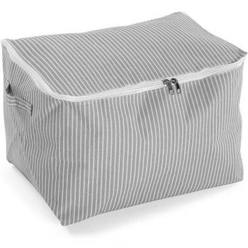 Caja de Almacenamiento Versa Gris M 38 x 26 x 26 cm Baño y ducha