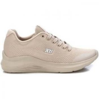 Zapatillas XTI 140729 Mujer Beige con Cierre de Cordón