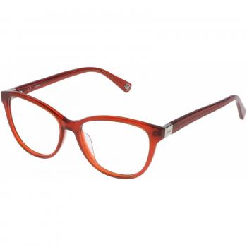 Loewe VLW92353099P Monturas de Gafas, Shiny Opaline Brick, 55 Unisex