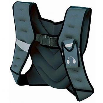Tunturi Weightvests Chaleco Peso, Unisex adulto, Gris, 5 kg