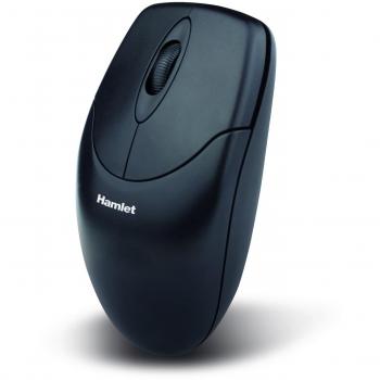 Ratón óptico USB Hamlet 1000 DPI con cable de 1,5 m y 3 botones - XMICEU2
