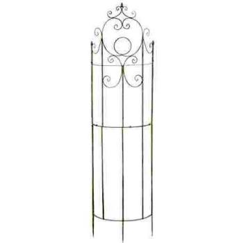 Reja Metálica para Plantas Trepadoras Lavendel Blanco 200 x 53 cm con Estilo Campestre