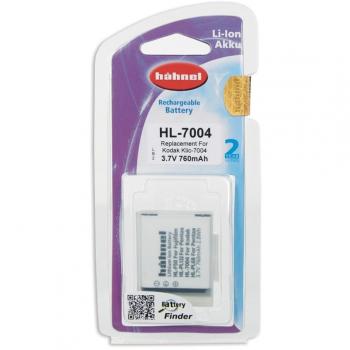 Hähnel HL-7004 - Batería Li-Ion para Kodak Klic 7004, 3.7V, 760mAh