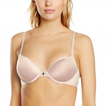 Triumph Women's Padded Underwire Bra Make-Up Essentials WHP Beige 75B