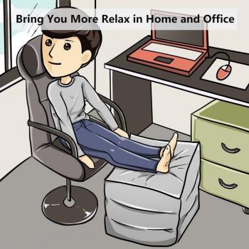 Almohada de Descanso para Las Piernas, HOMCA Almohada Inflable para Aviones, Almohada de Viaje Inflable, Automóviles, Trenes, Oficinas, Niños para Dormir en Vuelos