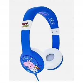 OTL Technologies Peppa Pig George Rocket Auriculares Infantiles Alámbricos con Diadema, Volumen Limitado, Multicolor