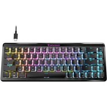 Teclado Gaming Inalámbrico Óptico-Mecánico Turtle Beach Vulcan II Mini Air, 65%, Iluminación RGB Personalizable, Cable Desmontable, Llaves Inteligentes, Placa de Aluminio -