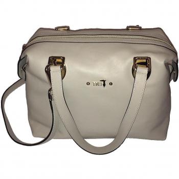 Trussardi - Cartera de mano con asa para mujer Gris gris claro
