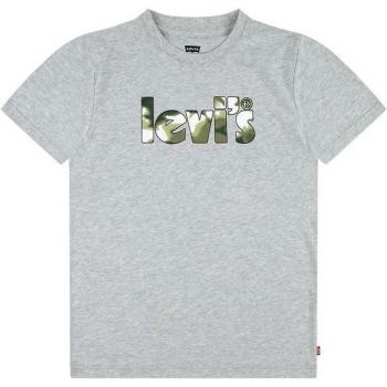 Camiseta Levi's Camo Poster Logo Gray Heather Niño