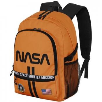 Mochila NASA Karactermania 44cm - Diseño Urbano Moderno, Naranja, 31 x 44 cm, Capacidad 24 L