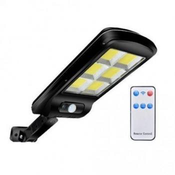 Elbat COB Farola LED Solar - 4500LM - Luz Fría 6500K - Sensor de Movimiento