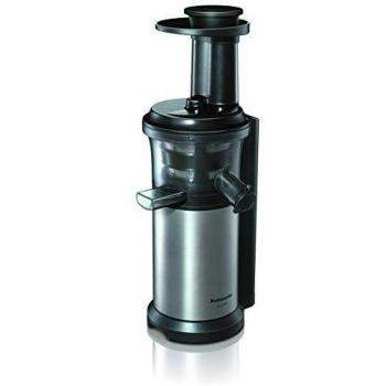Panasonic MJ-L500S - Licuadora Exprimidor de Velocidad Lenta, 150W, Color Negro y Plata
