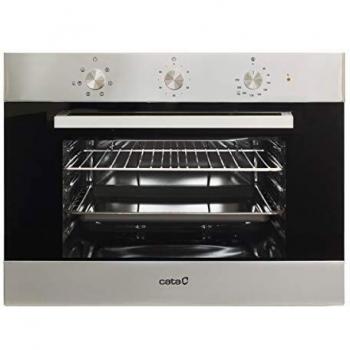 Cata ME 4006 X, Horno Limpieza Aquasmart Multifunción-6 Funciones, Negro/Acero Inoxidable