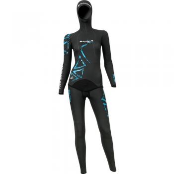 SALVIMAR Fluyd 000013 a Weld – Traje de Buceo, Mujer, Weld, Negro, S