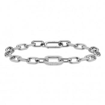 Pulsera de Mujer Daniel Wellington Carbine Crystal Plata 175mm