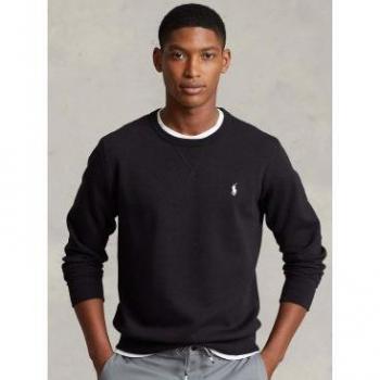 Sudadera de Hombre Polo Ralph Lauren Negro Clásica de Algodón Talla XXL 2024