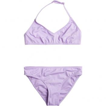 Bikini de niña Roxy Swim For Days en color rosa y azul marino