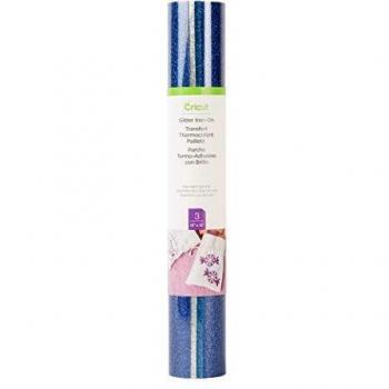 Cricut Muestrario de Vinilo Termoadhesivo Purpurina, Moonlight, Multicolour, One size