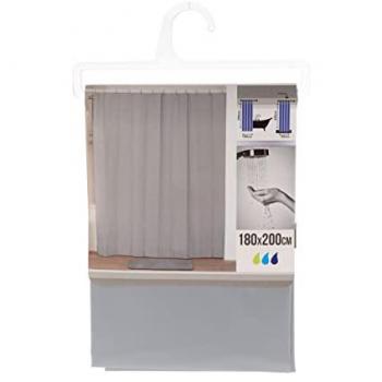 Eco-Friendly PEVA Shower Curtain 180x200cm - Biodegradable Vinyl in Various Colors