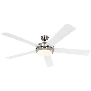 Ventilador de techo Casafan Titanio 162 cm Blanco/Cromo con control remoto