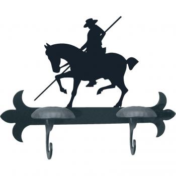 IMEX EL ZORRO El Zorro 11712-Percha garrochista, 290 mm, Hierro Forjado, Negro, 9x29x20.7 cm