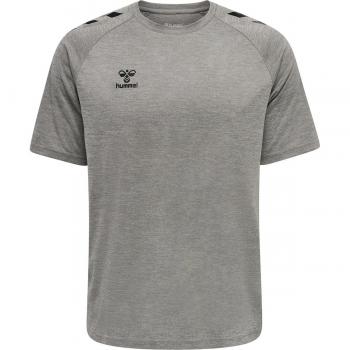 Camiseta Hummel Core Poly T-shirt Gris S Hombre