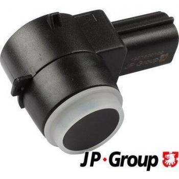 Sensor de aparcamiento JP GROUP 1297500100 con tecnología de detección ultrasónica, compatible con varios modelos de vehículos, fácil instalación, incluye módulo de control y cables necesarios