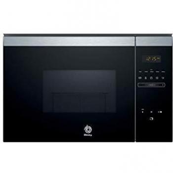 Balay 3CG4172X0 - Microondas integrable, Capacidad 20 Litros, Con Grill, Color Negro y Acero