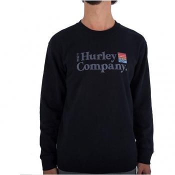Sudadera sin Capucha Hombre Hurley Canyon Summer Negro