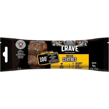 Crave Protein Centres Mini snacks para perros grandes - 72 g de pollo