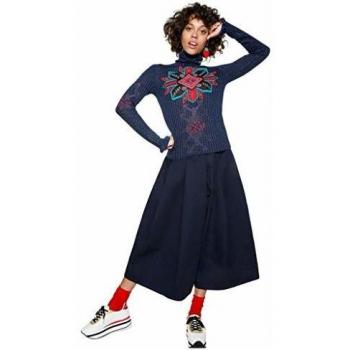 Desigual Cuello Alto Azul con Strass XL