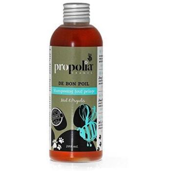 Champú para mascotas miel y propóleo 200 ml - Propolia, 100% natural, suave y purificante
