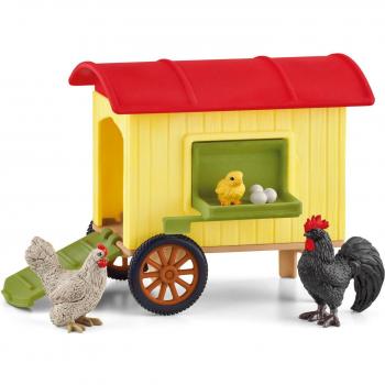 Schleich Farm World Mobile Chicken Coop 42572