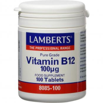 Lamberts Vitamina B12 100ug - 100 Tabletas