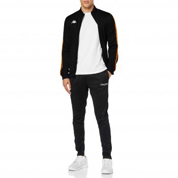 Kappa SALCITO TKS Chándal, Hombre, Negro/Naranja, M
