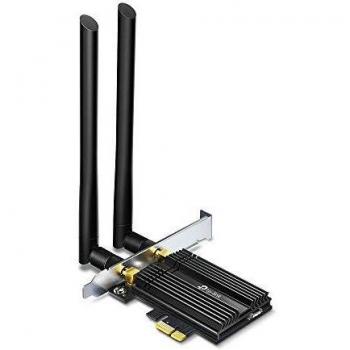 TP-Link Archer TX50E AX3000 Wi-Fi 6 Bluetooth 5.2 PCIe Adapter for PC with Heat Sink, MU-MIMO, Ultra-Low Latency, Supports Windows 10