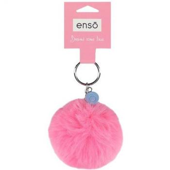 Llavero Enso pompón rosa