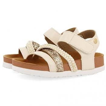 Sandalias Niña Gioseppo Eloyes, Chanclas Marfil, Talla 28 EU