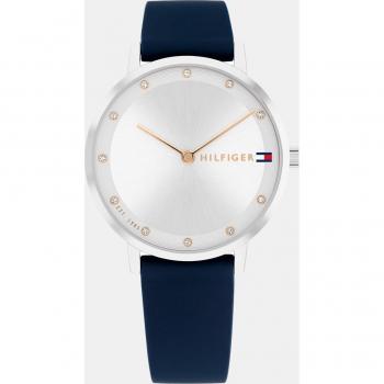 Tommy Hilfiger - Reloj de mujer Pippa LE 1782732 con correa de silicona azul