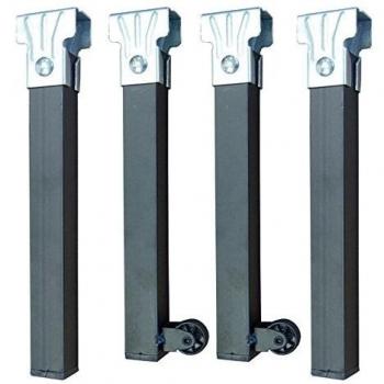 Imex El Zorro, Juego 4 Patas Somier con Ruedas, Metal, Neutro, 250 x 30 x 30
