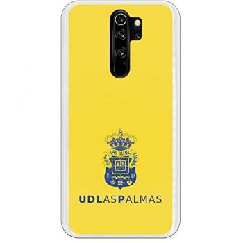 Funda Original Licenciada para Xiaomi Redmi Note 8 Pro - Las Palmas Escudo Azul y Fondo Amarillo